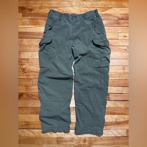 Size 32-24 Vintage Military Cago Pants Olive